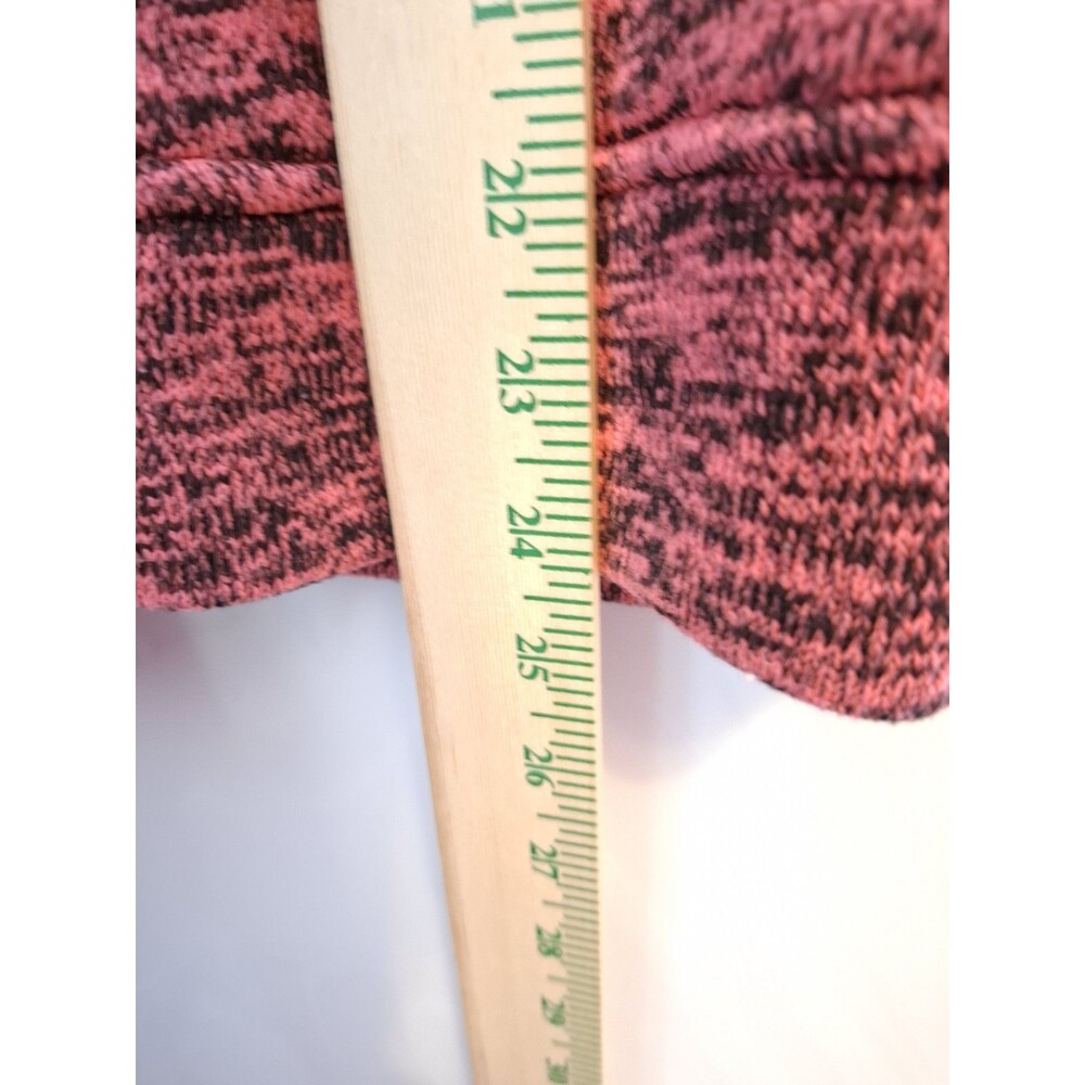 Canada Weather Gear Women's L Sherpa Lined Hooded Knit Jacket Pink Black Outdoor - Picture 5 of 11